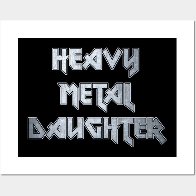 Heavy metal daughter Wall Art by KubikoBakhar